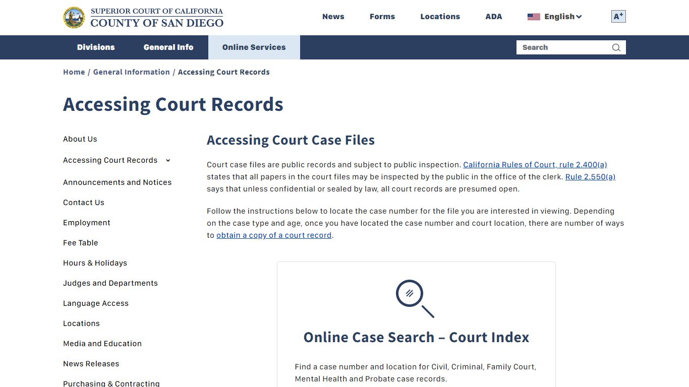 Accessing Court Records | Superior Court of California - County of San ...